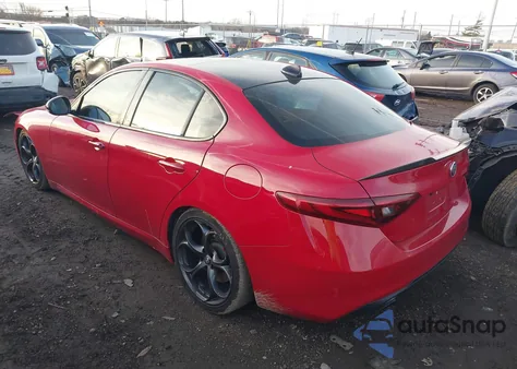2019 Alfa Romeo Giulia Rwd z USA, uszkodzony, nr VIN ZARFAMAN6K7622286